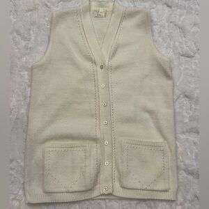 Its Pure Gould Cream Sweater Vest